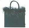 Large Ostrich Feather Bag