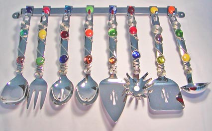 Serving Utensil & Rack (9)