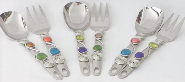 Salad Fork and Spoon